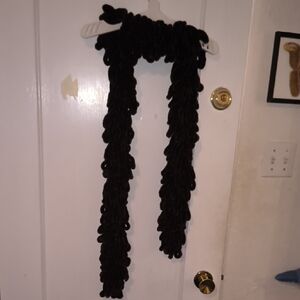 Elegant Brown Women's Knit Scarf